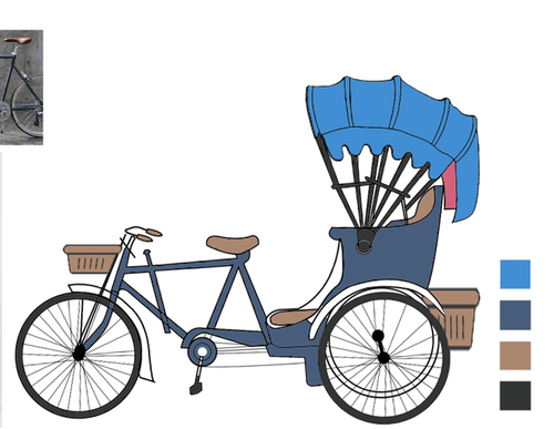 三輪車設計示意圖